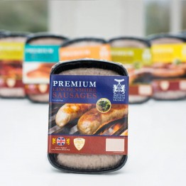 British Premium 英國 天然腸衣 林肯郡豬肉腸 (6條裝, 454g) 選用豬肉上等部位(Prime Cuts)製成 | 英國著名獲獎品牌！